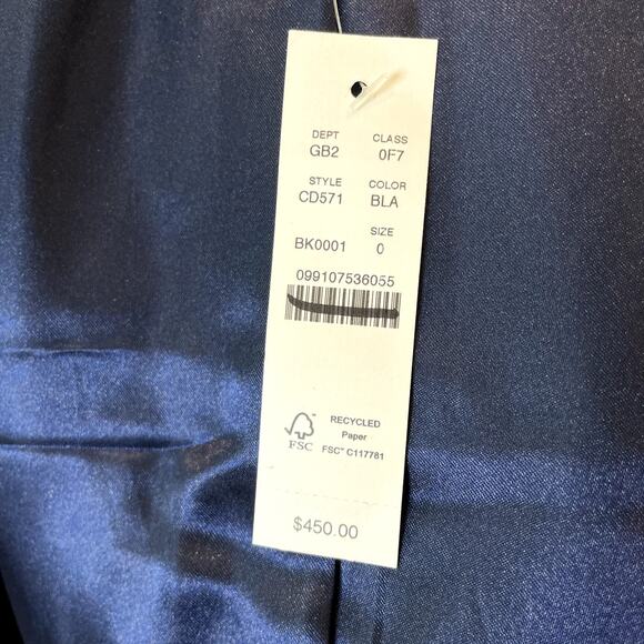 J.Crew Stowe Parka Italian Stadium Cloth Midi City Classic Office CD571 Black 0 - Picture 12 of 16